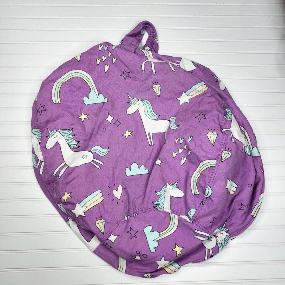 Creative QT Stuff 'n Sit Large Bean Bag Storage Cover for Stuffed Animals & Toys